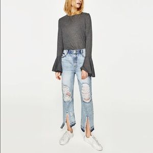 Zara Frilled Sweater